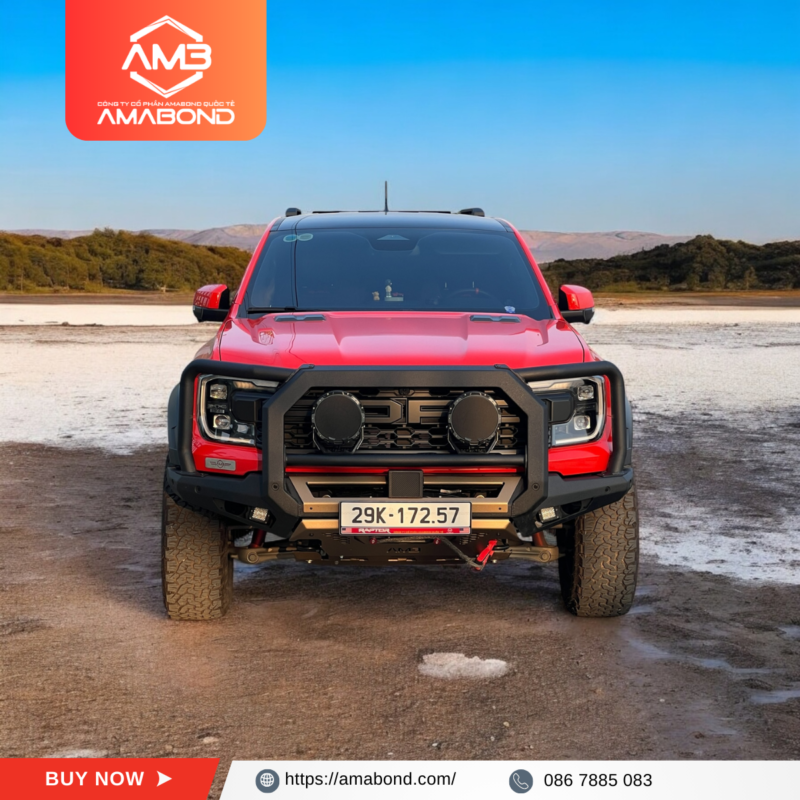 AMB Heavy Duty Bull Bar for ranger raptor 2023-2025 - Hình ảnh 12
