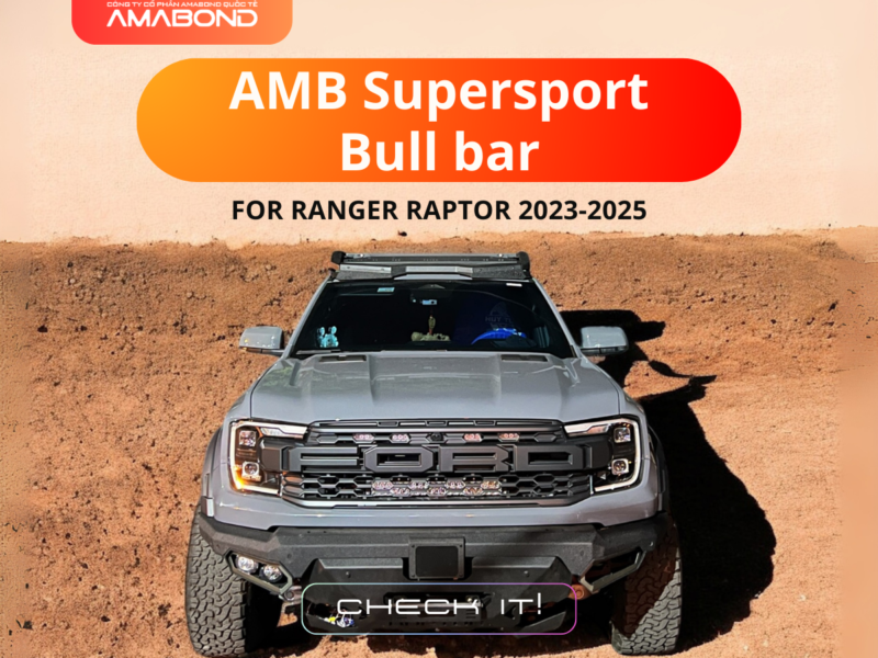 [Comming soon] AMB Supersport Bull bar for Ranger raptor 2023-2025