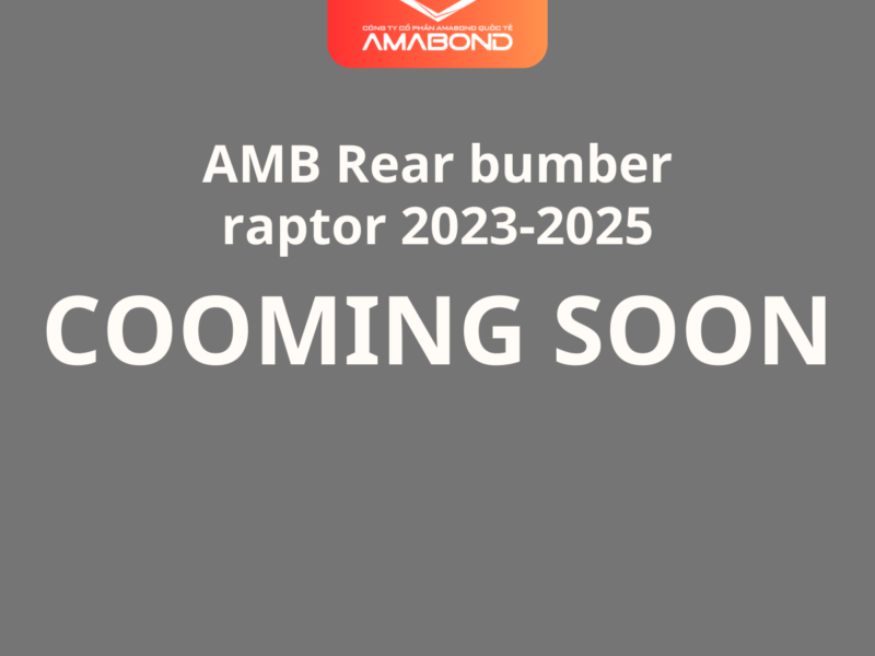 [Comming soon] AMB Rear bumber raptor 2023-2025
